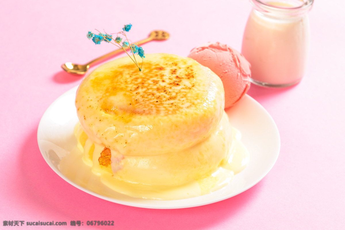 黄金蛋糕 饼干 海报 蛋糕 牛奶 点心