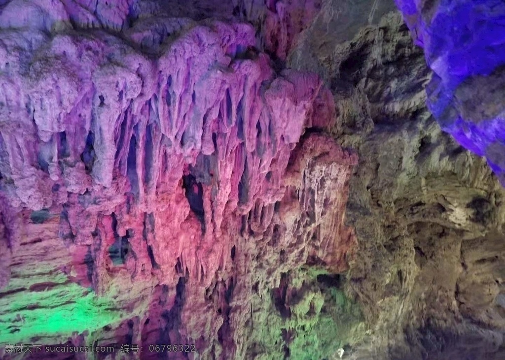 溶洞图片 五彩 艳丽 千奇 百怪 旅游 自然景观 风景名胜