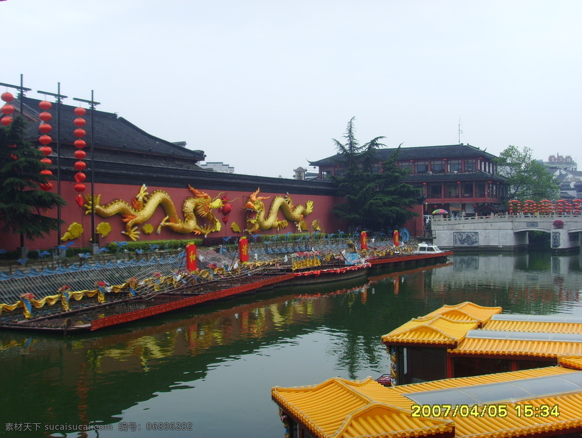 夫子庙 风景 国内旅游 龙 旅游摄影 绿水 南京 桥 游艇 喜庆 旅游图库 生活 旅游餐饮