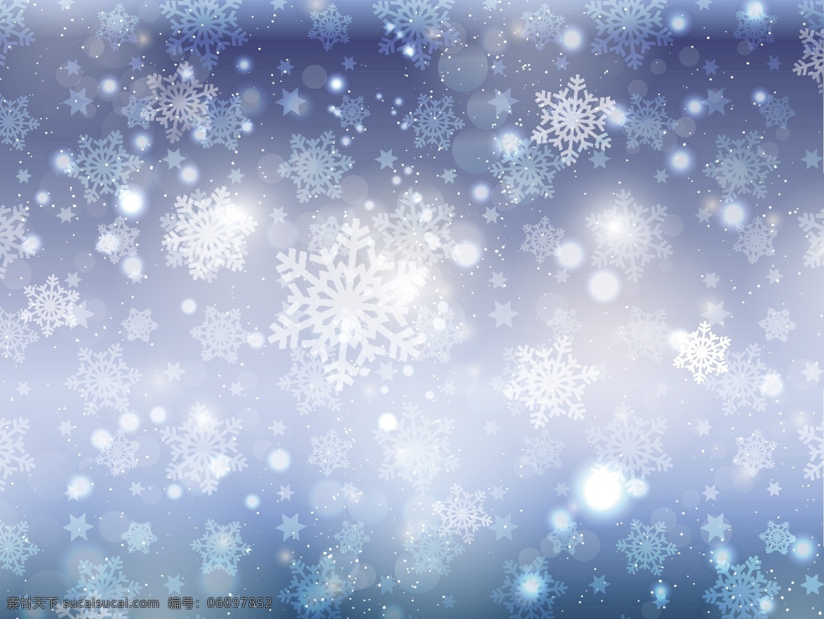 圣诞 雪花 虚化 背景 圣诞节 蓝色 圣诞快乐 冬季 快乐 庆祝 假期 冬天 季节