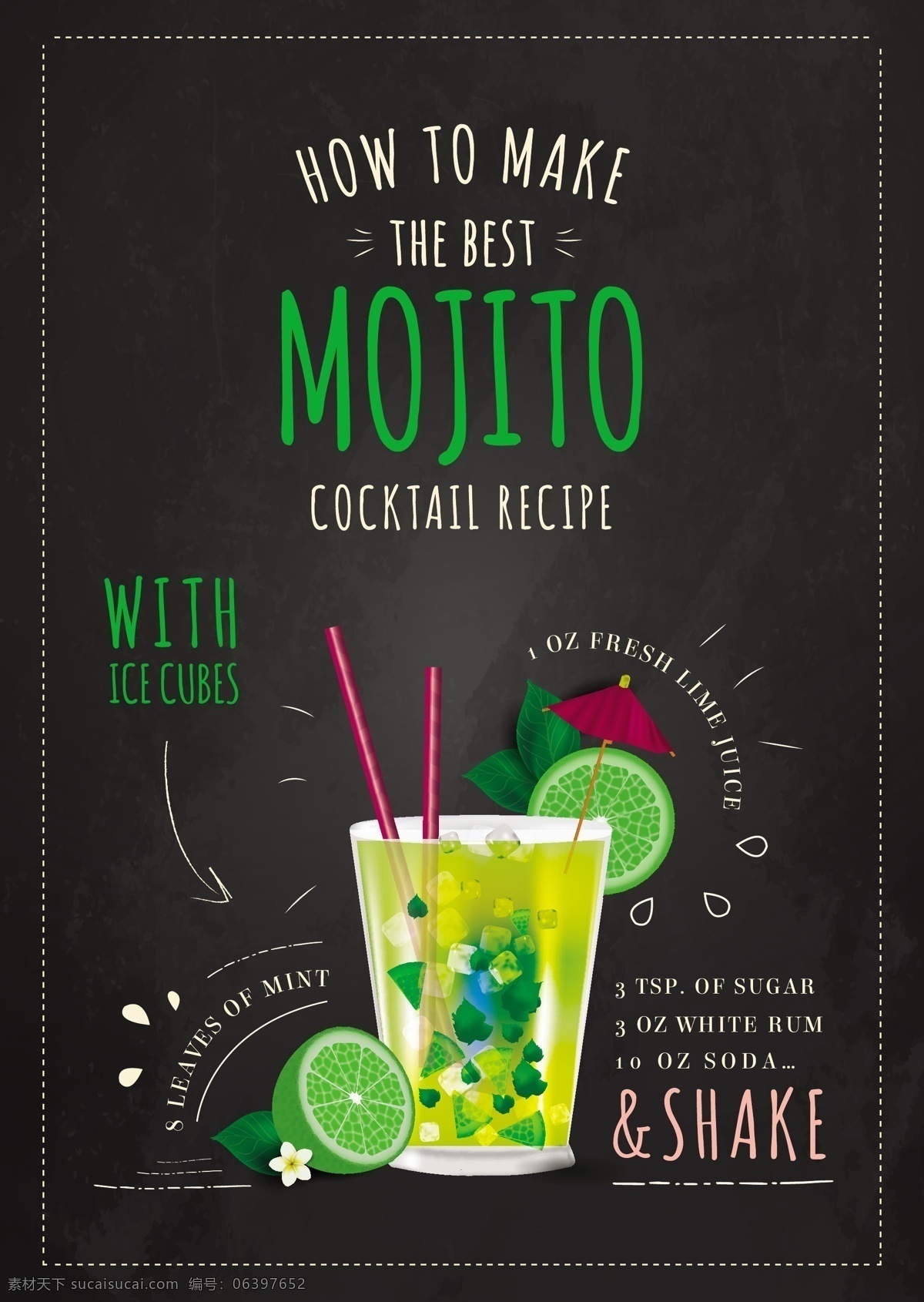 如何 mojito 传单 小册子 海报 派对 夏季 模板 小册子模板 水果 派对海报 庆典 活动 节日 热带 文具 传单模板 宴会传单 海报模板 果汁