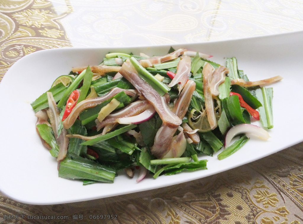 香草凉拌猪耳 猪耳 凉拌猪耳 美食 美味食物 食物 菜肴 美味菜肴 餐饮美食 传统美食