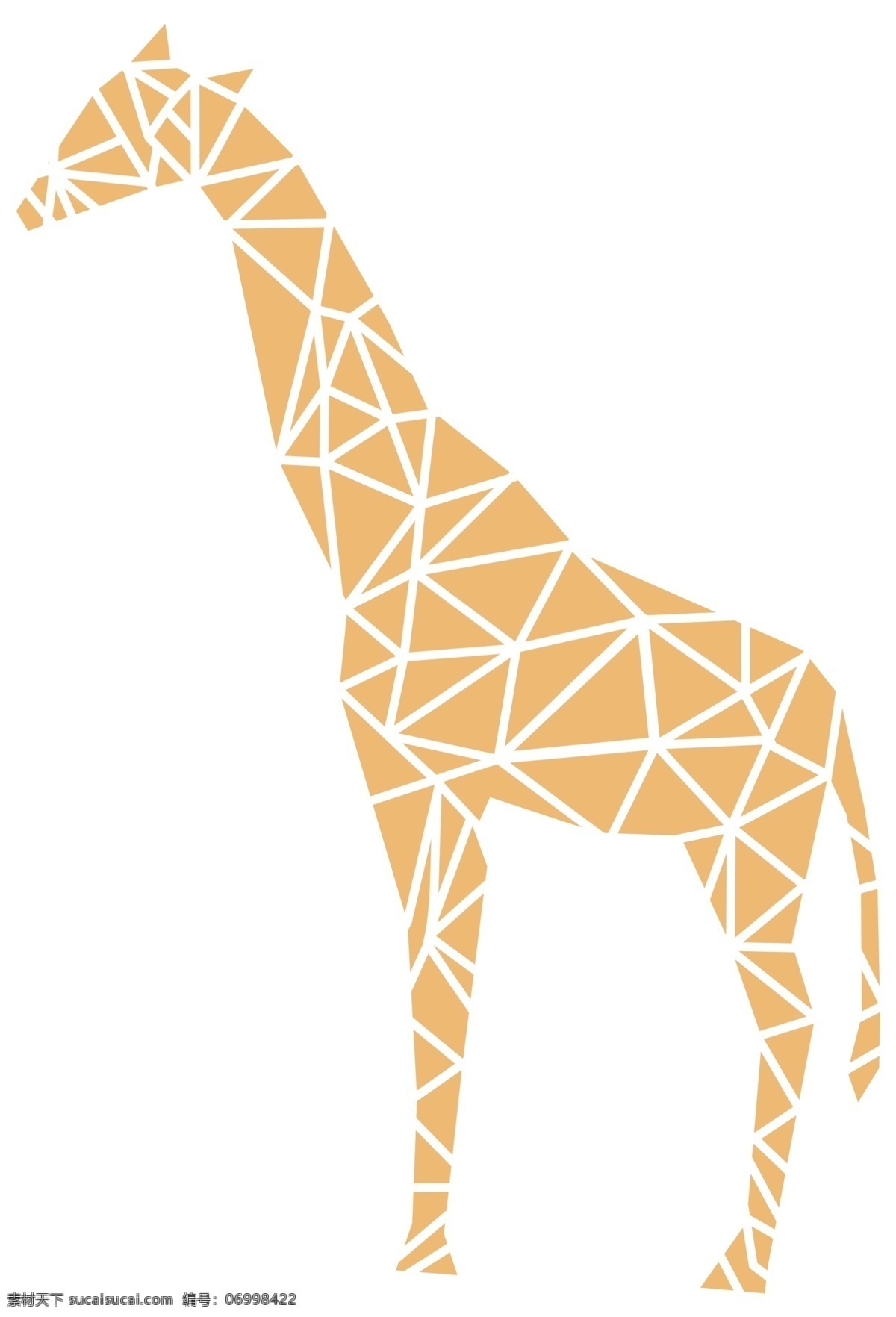 几何 块 图案 长颈鹿 高清 图 卡通长颈鹿 长颈鹿图案 长颈鹿素材 鹿 生物世界 野生动物