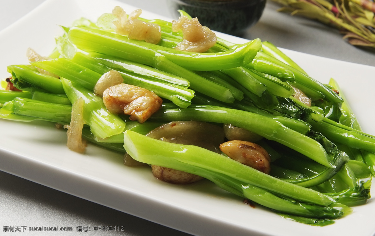 生 炒 广东菜 心梗 生炒 广东菜心梗 菜薹 港式茶餐厅 粤菜 传统美食 餐饮美食