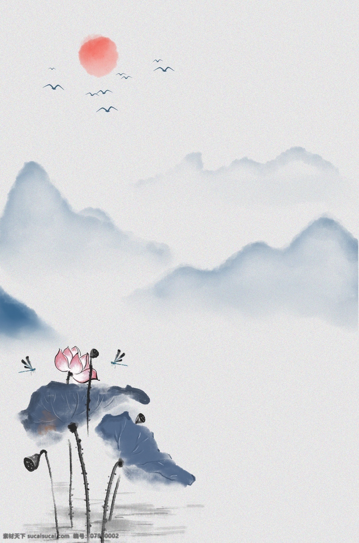 屋檐 水墨江南 徽派建筑 海中国风背景 江南背景 中国风素材 中国风底图 创意中国风 中国风墨迹 中国风元素 水墨中国风