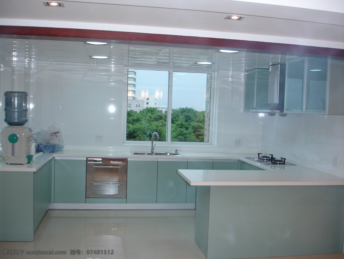 厨房 3d设计 3d作品 厨房设计素材 清晰 设计图库 厨房模板下载 明朗 家居装饰素材 室内设计
