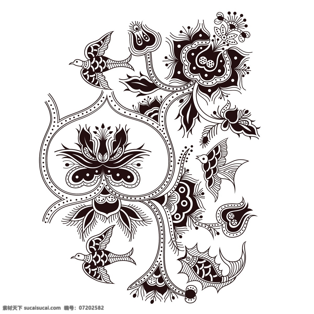 印花 矢量图 动物 服装图案 花 花纹 印花矢量图 毛衫印花 面料图库 服装设计 图案花型