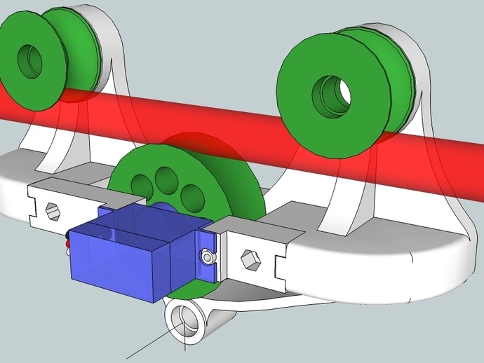 cabelcar 小车 gopro 缆车 3d打印模型 游戏玩具模型 多莉 hero3