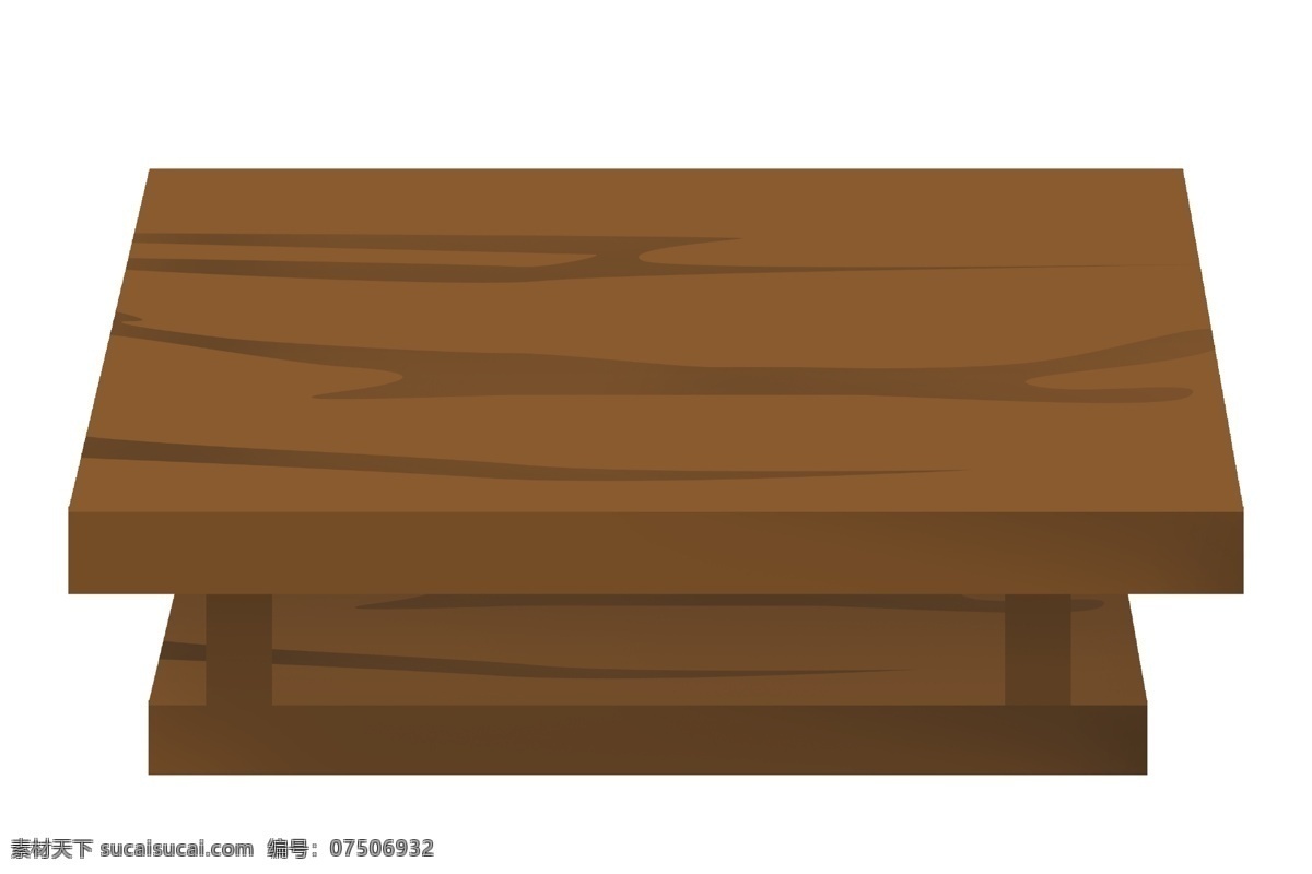 木质 木板 卡通 插画 木质插画 卡通插画 木头 木材 木块 材料 棕色的木板 结实的木板