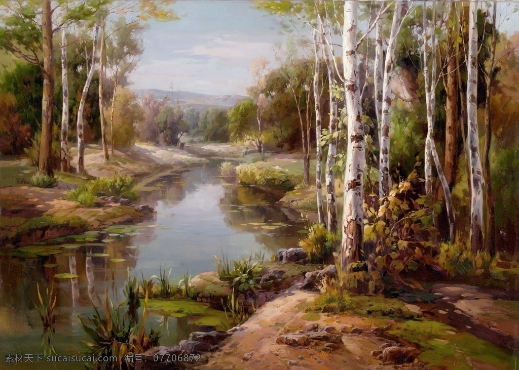 风景画 乡村风景 城市油画 乡村油画 田野 田园油画 欧美风景 欧美风景油画 欧美景色 国外风景 国外景色 山水风景 山水风景画 山水 文化艺术 绘画书法