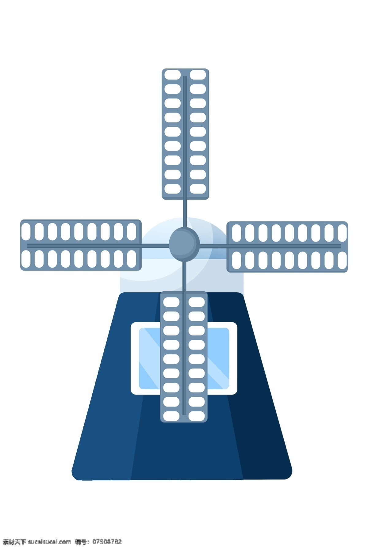 漂亮 风车 建筑 插画 漂亮的风车 风车建筑 卡通插画 建筑插画 风车插画 农场风车 美丽的风车
