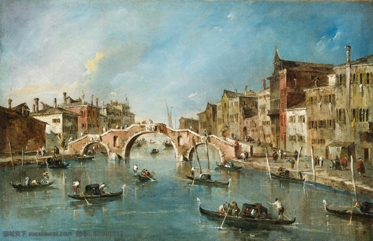 大师 画家 古典 画 建筑 景物 装饰画 油画 venetian guardi francesco 人物 高清 西方 国外 现代 家居装饰素材