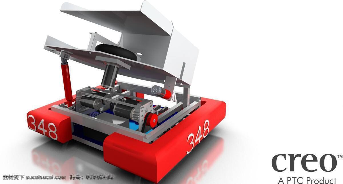 348 队 最终 提升 机器人 诺韦尔 frc 第一 3d模型素材 其他3d模型