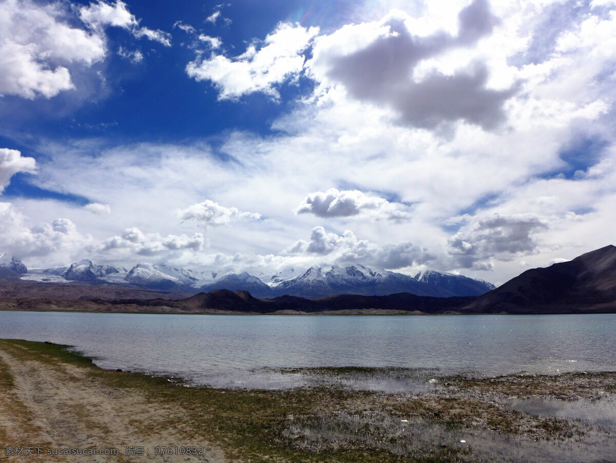 南疆喀湖 新疆 喀湖 白云 蓝天 水 风景 旅游摄影 国内旅游