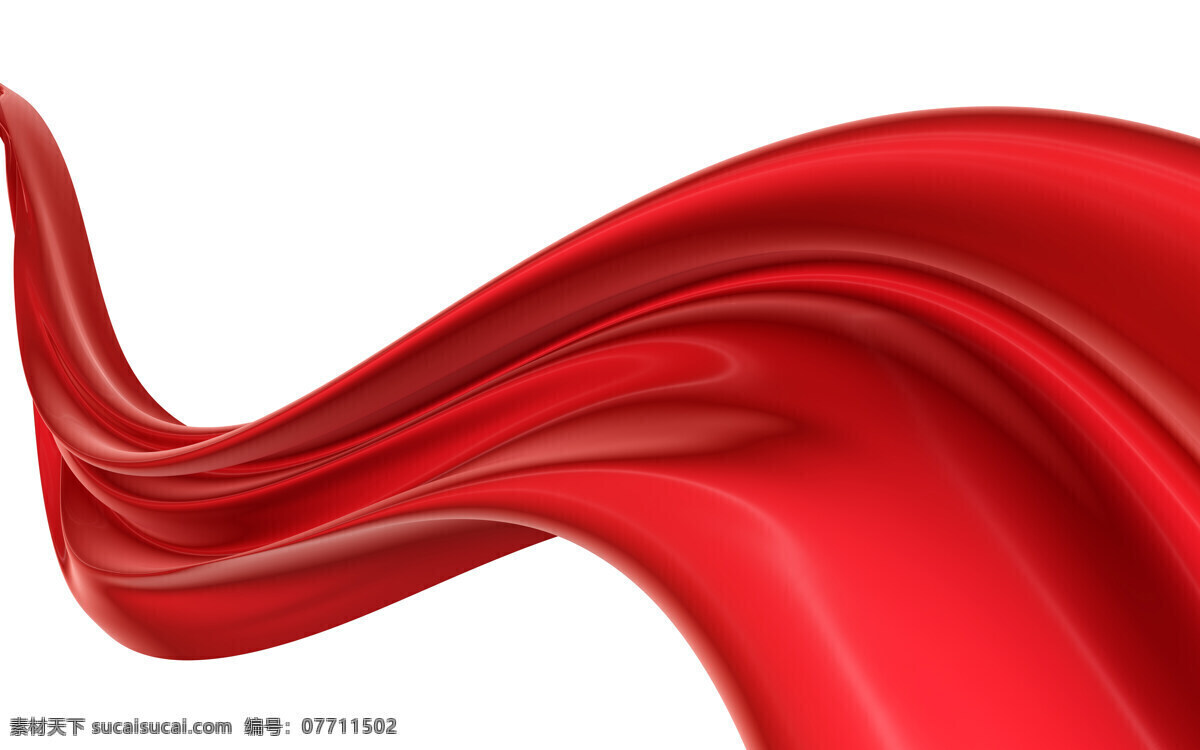 缎面 红旗 彩带 彩旗 红色 背景底纹 底纹边框