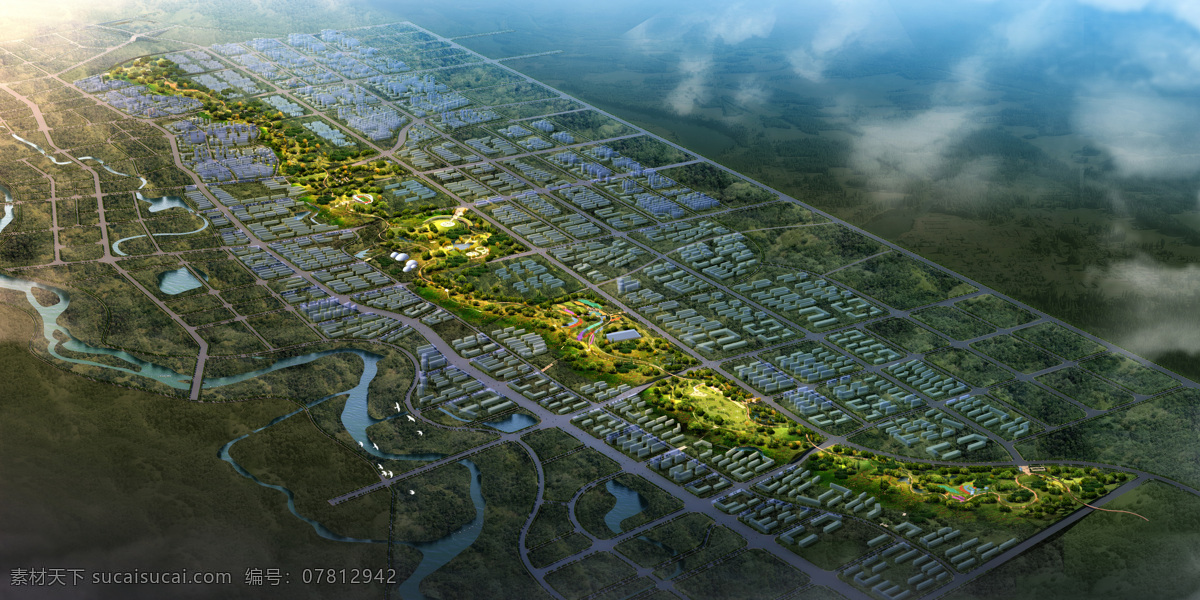 城市公园 带状 公园 体育公园 球场 绿化 绿色 城市景观带 植物 高尔夫 马场 草甸 休闲步道 植物园 花田 体育场 环境设计 建筑设计 黑色