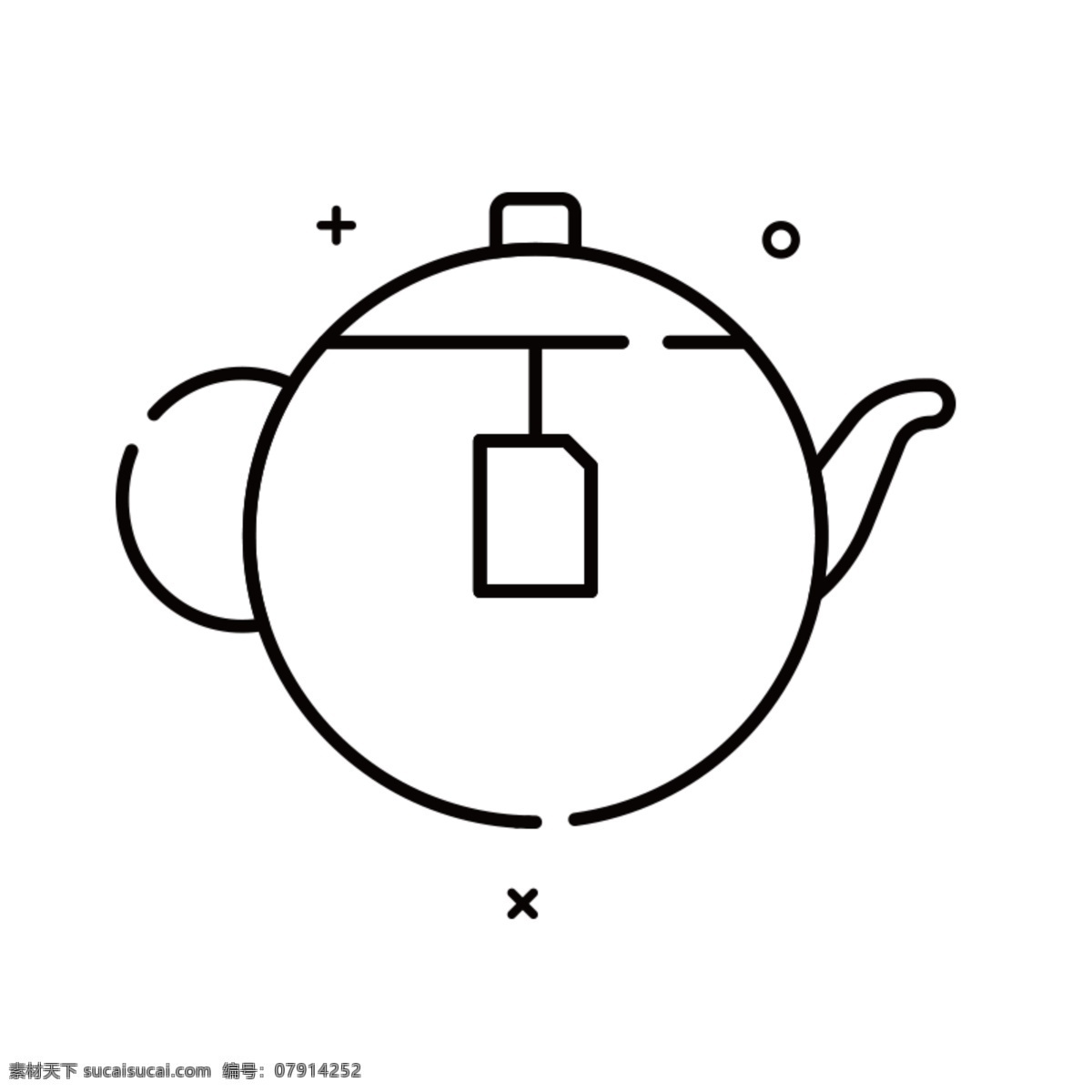 茶壶图标 茶壶 图标 标志