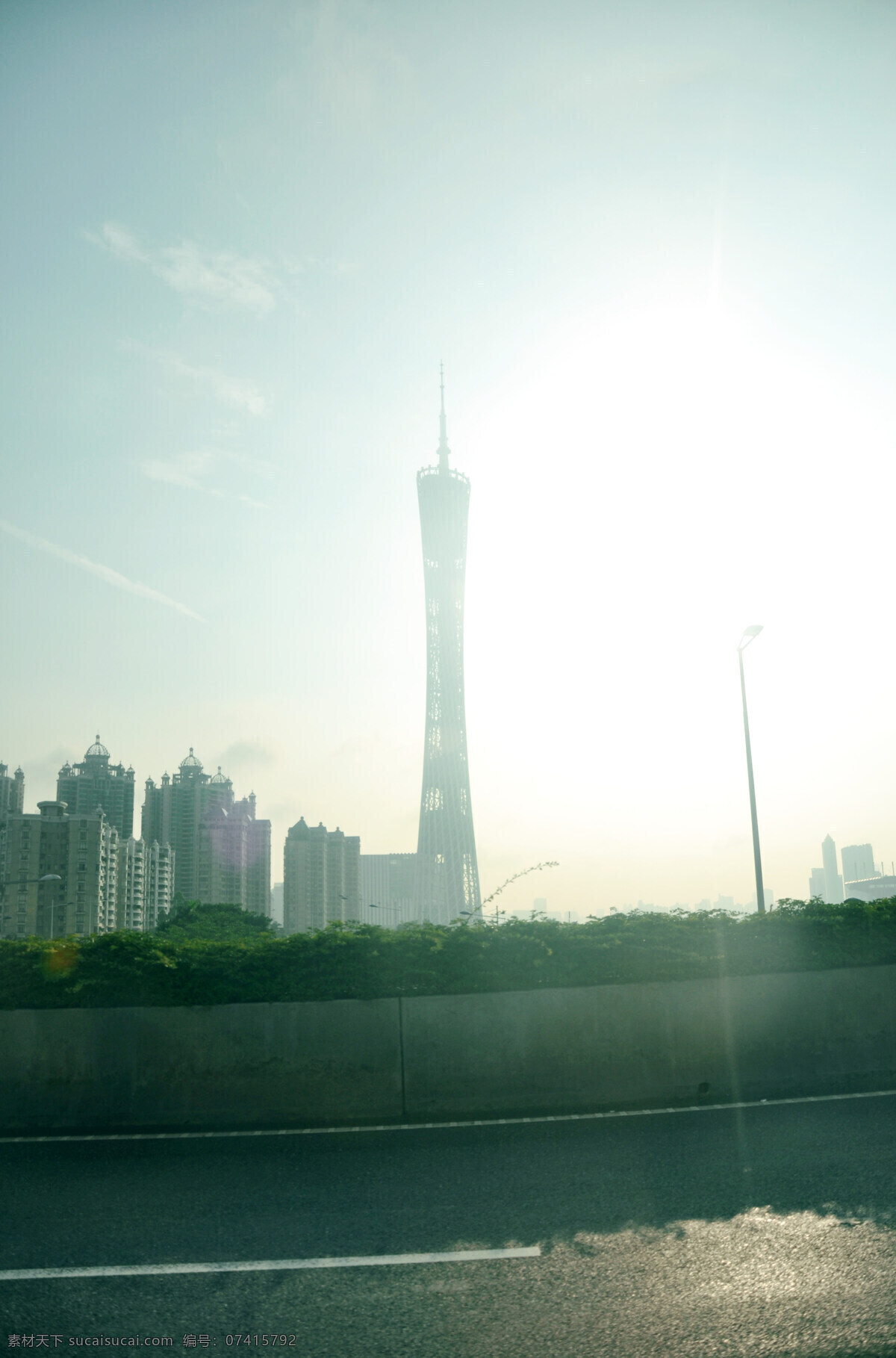 白云 道路 电视塔 国内旅游 楼盘 路灯 旅游摄影 桥 广州 塔 小 蛮 腰 广州塔小蛮腰 植物 天空 阳光 矢量图 建筑家居