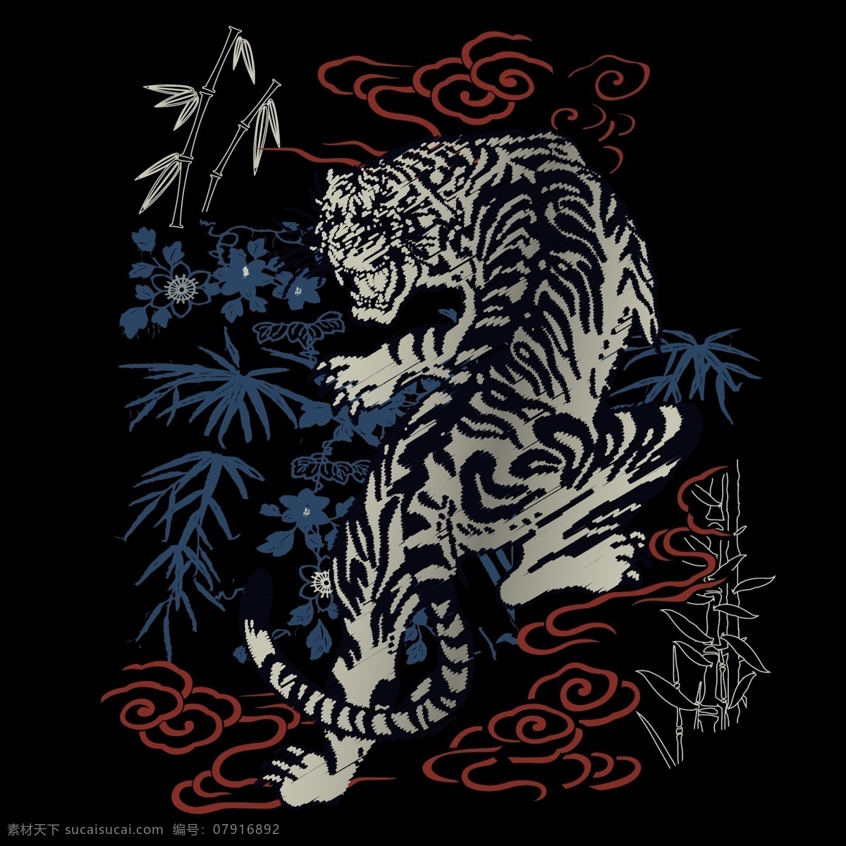 矢量老虎 数码印花 纺织 家纺 印刷 服装 时尚 流行 矢量 女装 潮流 t恤 卫衣 印花 提花 广告 海报 贴纸 logo 平面 图案 主题 局部 全身 面料 布料 花式 花色 彩色 线条 经典 手绘 插画 卡通 动漫 老虎 虎头 刺绣 钻 丛林 动物园 漫画 tiger zoo 机器人 平面广告 生物世界 野生动物