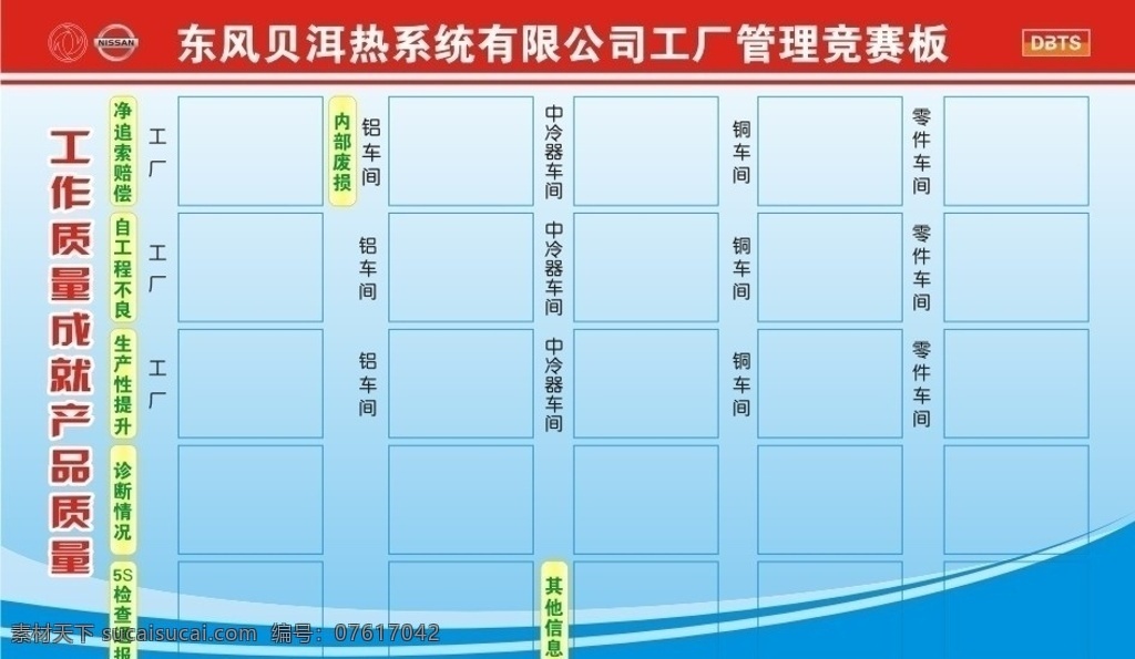 工厂展板 展板 蓝色背景 工厂 原文件 矢量