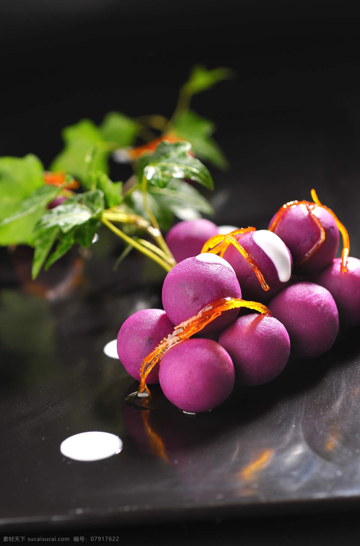 金桔紫薯球 金桔 紫薯球 紫薯 球 薯 美食 餐饮美食 传统美食