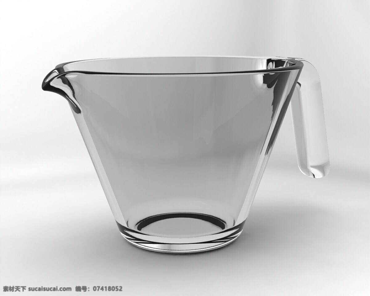玻璃 量杯 一杯 杯 测量 3d模型素材 家具模型