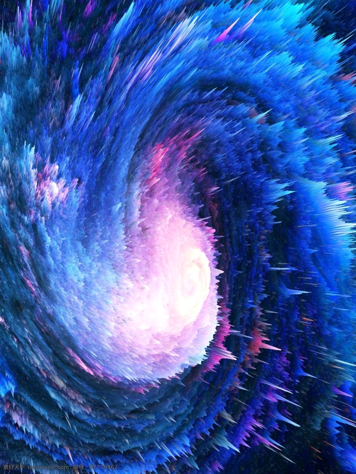 漩涡 抽象 3d 蓝色 质感 背景