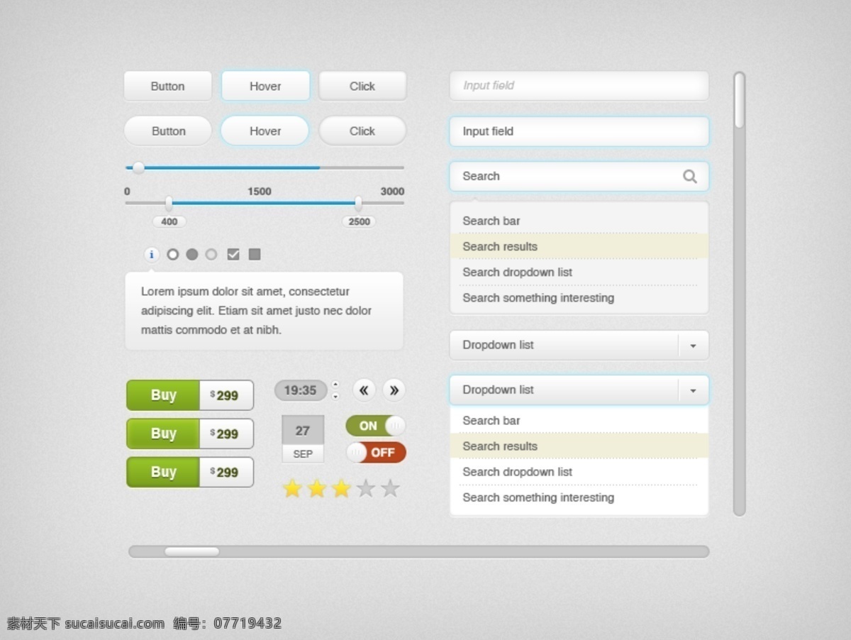 ui 元素 盒 光清洗web web 按钮 高分辨率 光 箭 接口 进度条 免费 时尚的 现代的 独特的 原始的 质量 新鲜的 设计新的 新的 清洁 hd 用户界面 ui元素 详细的 工具提示 下拉菜单 输入域 滑块 复选框 切换 星级 日历 时钟 工具箱 界面设置 矢量图