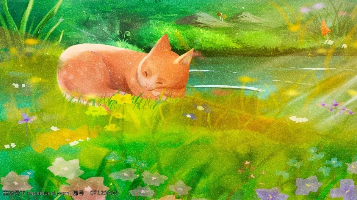 唯美 小 清新 治愈 系 猫 萌 宠 早安 你好 插画 小清新 猫猫 壁纸 配图 治愈系 萌宠 早安你好 手机配图