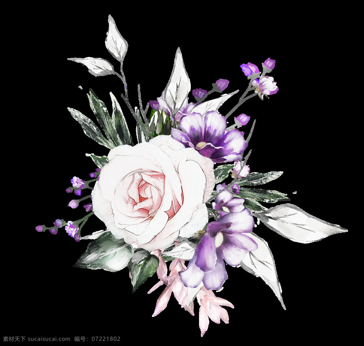 花艺 婚礼 婚礼花艺 紫色的花