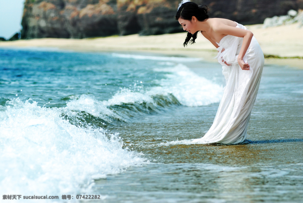 海景婚纱照 海边婚纱照 白纱 婚纱摄影 婚纱照 浪漫婚纱 人物摄影 人物图库