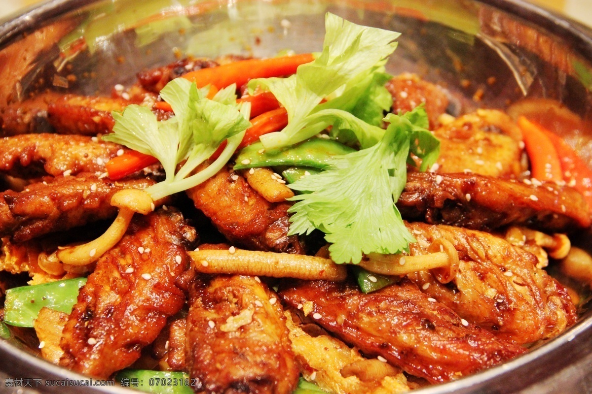 湘菜 干锅鸡中翅 美食 美味 干锅 菜品 餐饮 菜谱 餐饮美食 传统美食