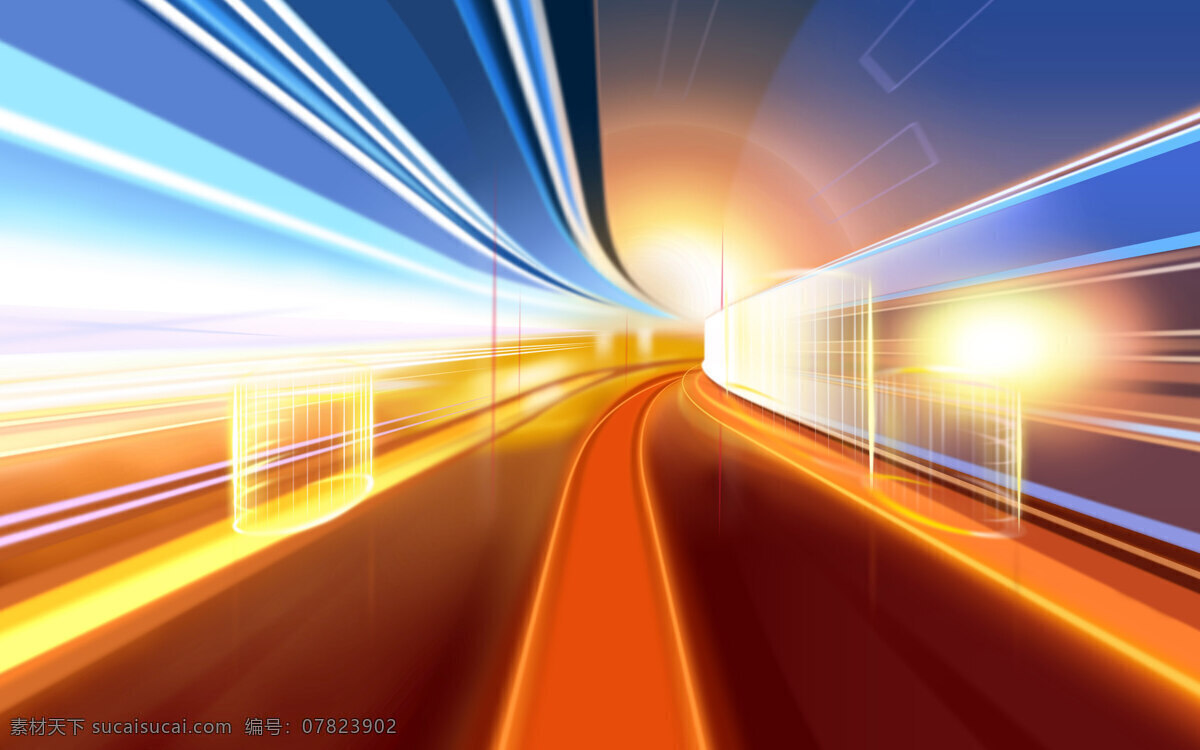 科技隧道 科技 隧道 底纹边框 背景底纹 设计图库