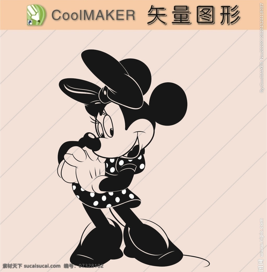 米老鼠 卡通素材 矢量动物 卡通画 矢量人物 版画 手绘 可爱 童年生活 温馨图案 卡通形象