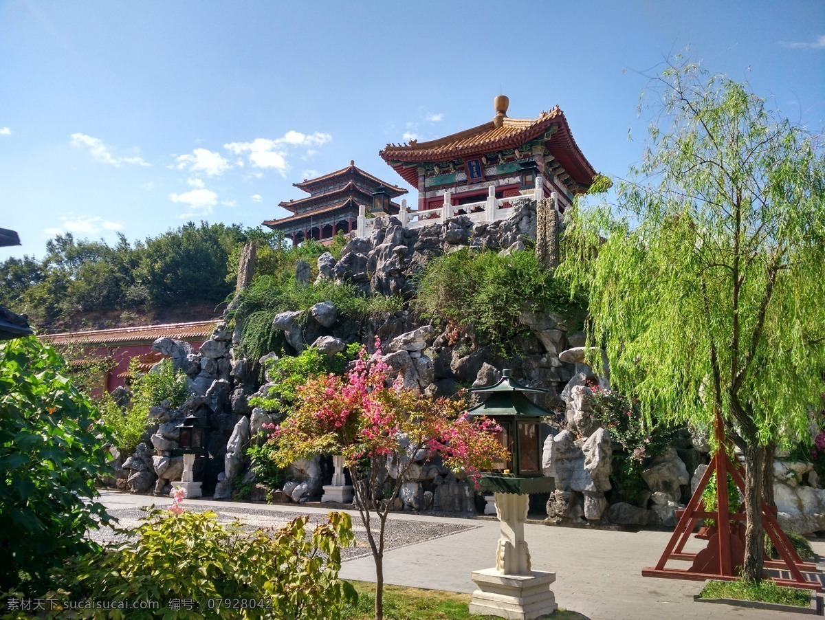 明清宫苑 御花园 古建筑 风景 横店 旅游摄影 国内旅游