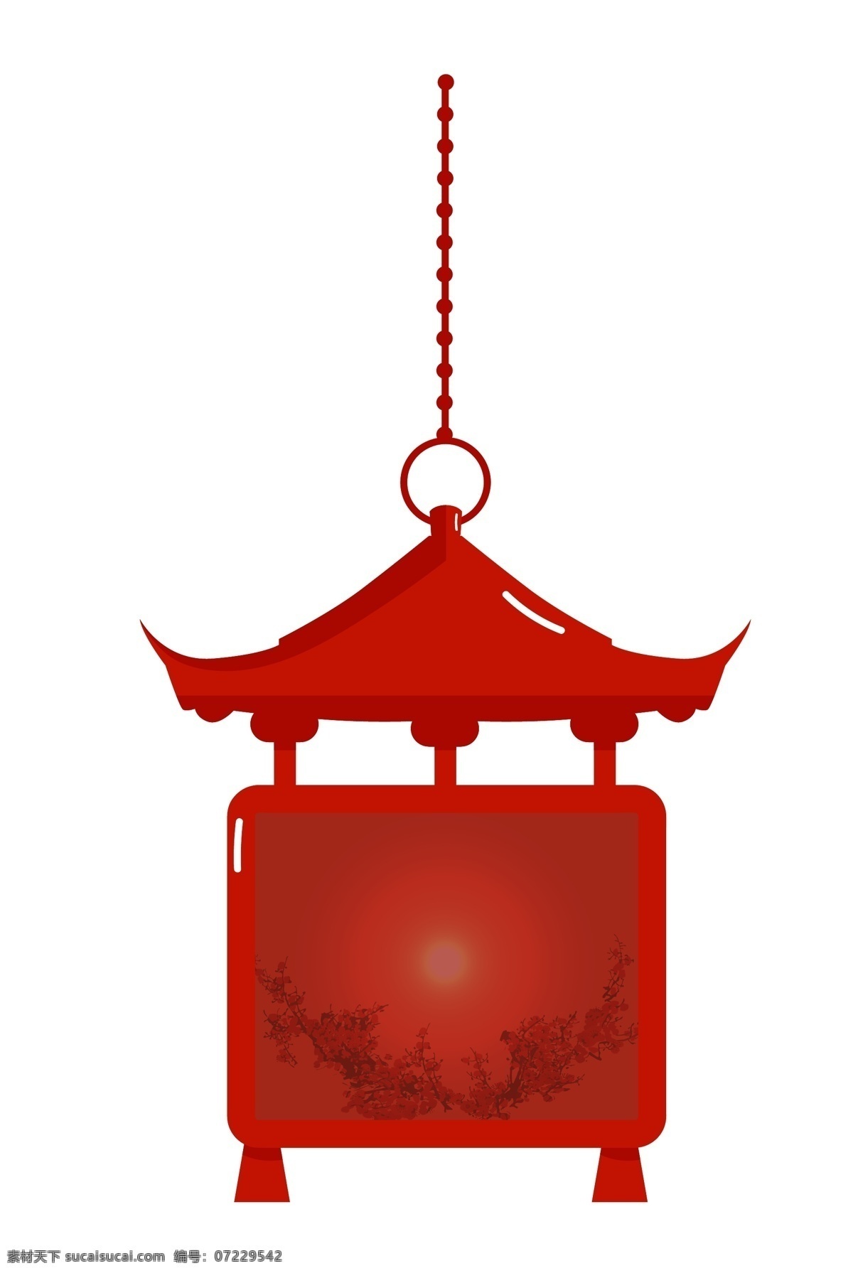 红色 建筑 灯笼 插画 灯笼插画 红色灯笼 树枝灯笼 卡通灯笼 古风 建筑灯笼插画 精致灯笼 漂亮的灯笼