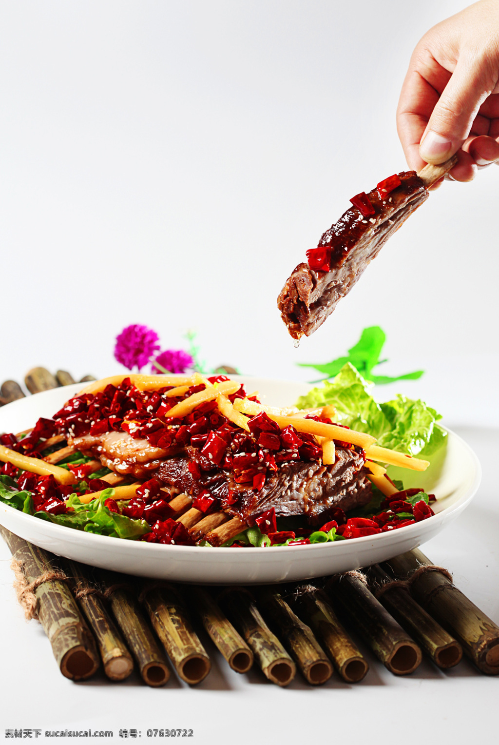 手抓羊排 羊排 手抓 羊肉 羊 餐饮美食 传统美食