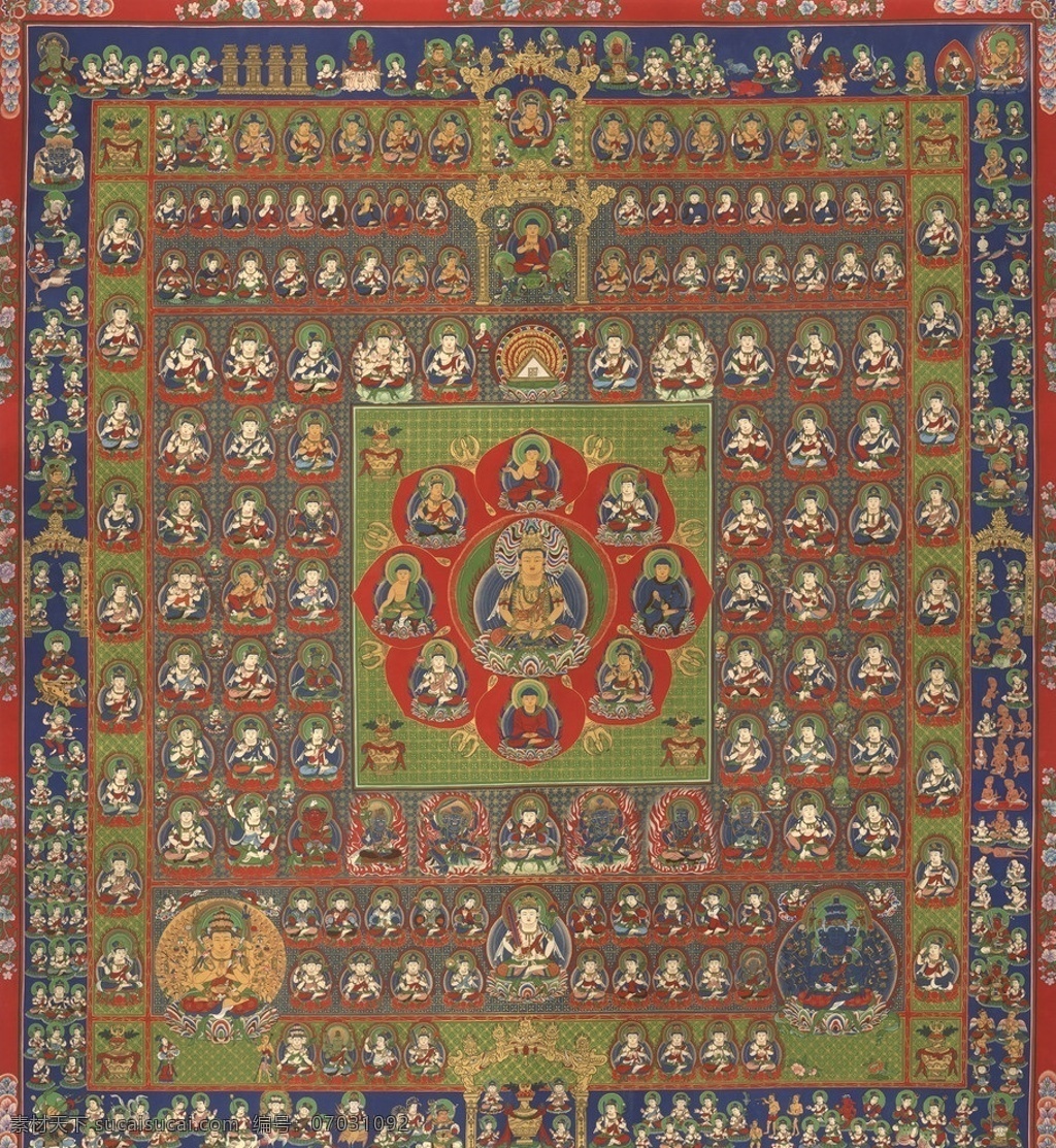 唐 密 金刚 界 曼荼罗 佛教 密宗 唐朝 佛教绘画 绘画书法 文化艺术