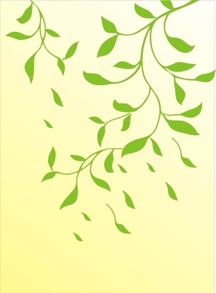 藤蔓底纹 藤蔓 绿色 攀爬 缠绕 底纹背景 底纹边框 矢量