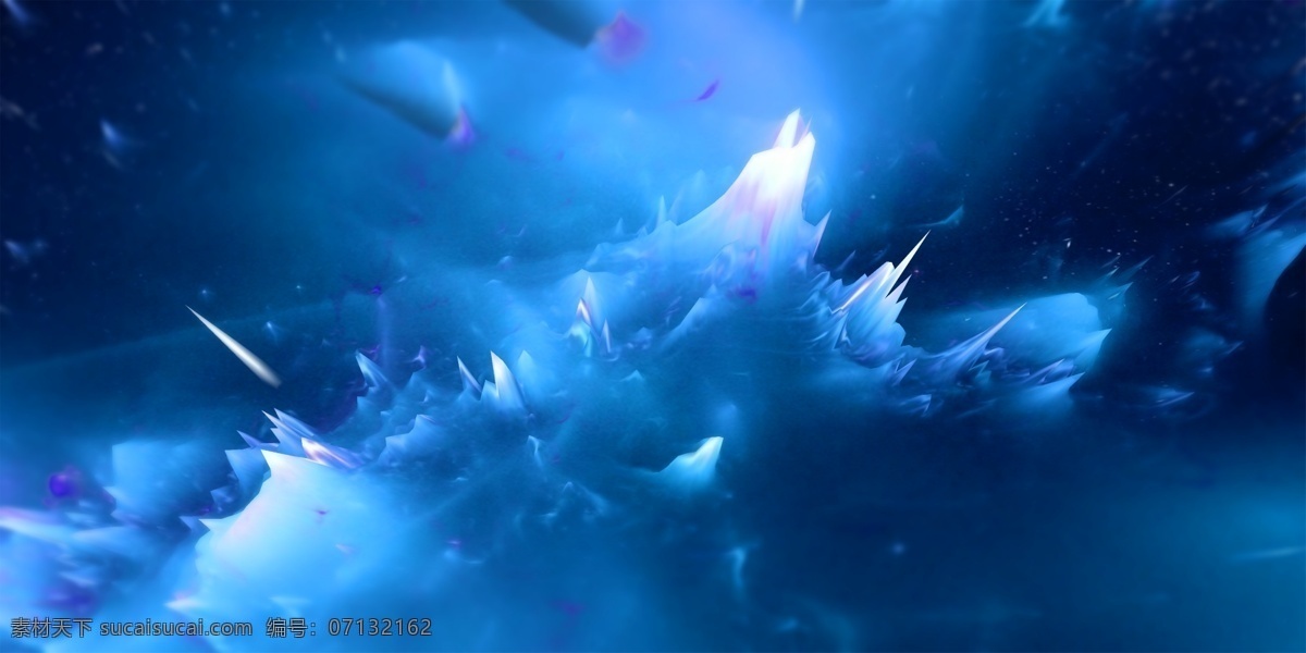 时尚 蓝色 梦幻 放射 背景 活动背景 大促背景 大气 烟雾背景 渐变梦幻 星空放射