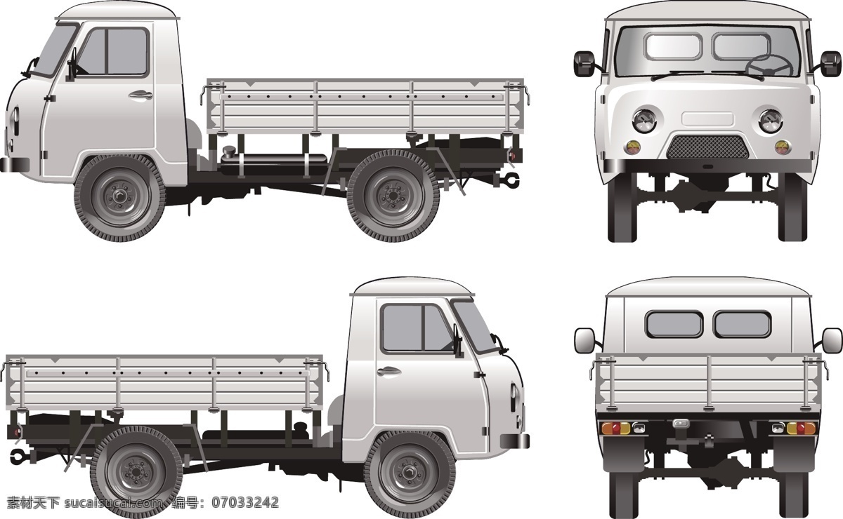 矢量货车 矢量汽车 矢量交通工具 交通工具 汽车 模型 线条 素描 卡通 矢量 卡车 货车 货柜车 运输车 其他设计