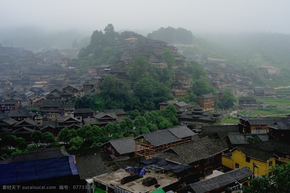 贵州 西江 千 户 苗寨 风景