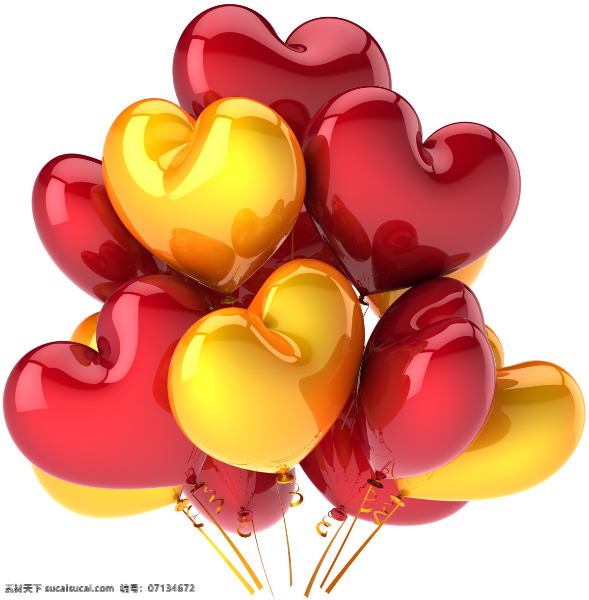 心形气球 桃心气球 彩色气球 炫彩气球 节日素材 喜庆素材 其他类别 生活百科 白色