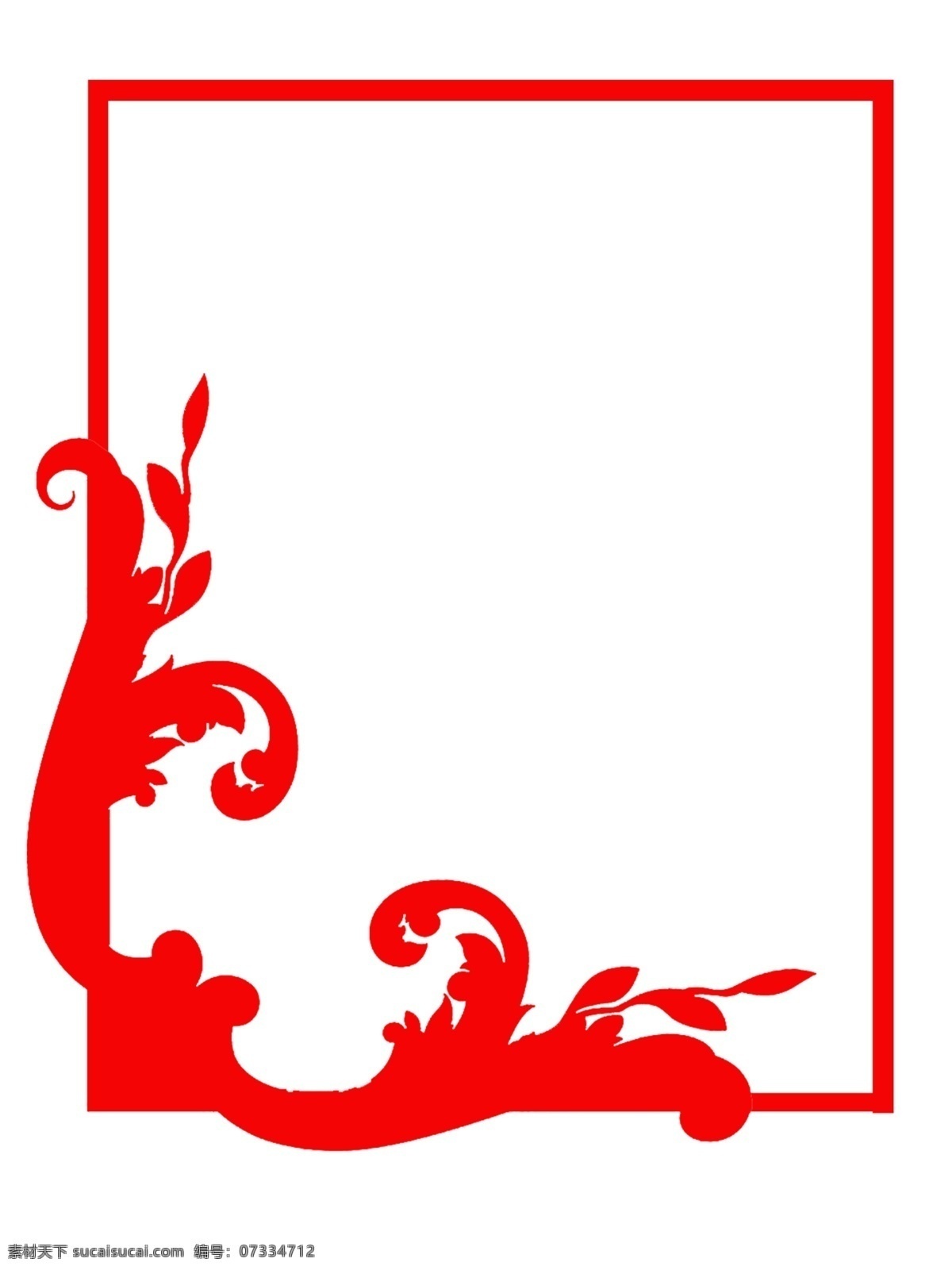 中国 风 春节 边框 元素 中国风 新中式 明信片 古风 复古 对称 扁平 文艺 新年 格子 矢量 红色 节日 装饰 贺卡 线