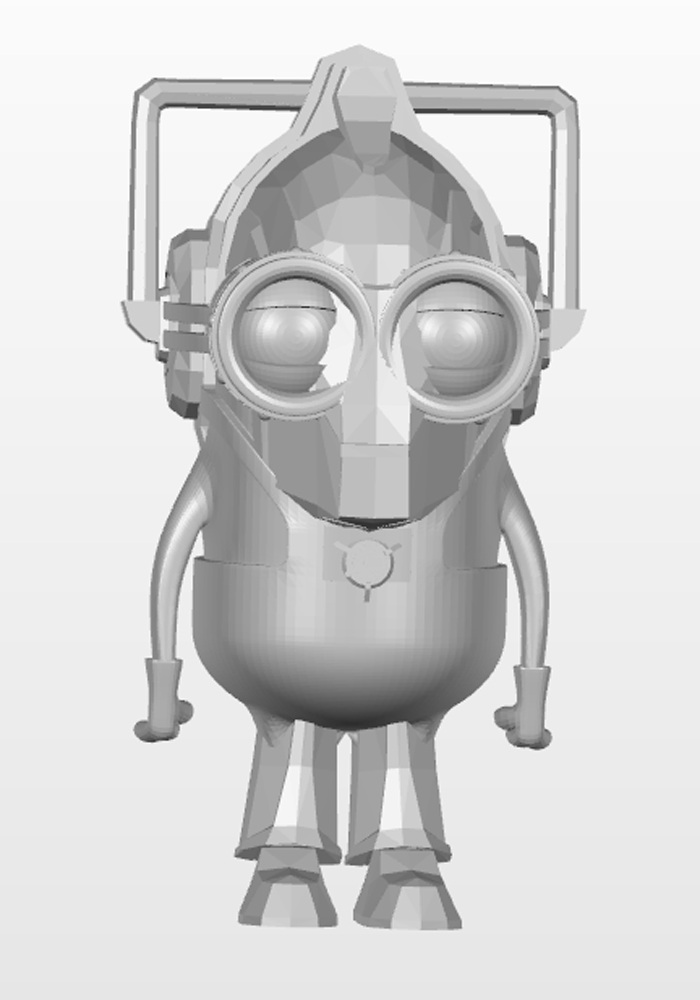 cyberminion 博士 网络 医生 cyberman 奴才 谁人 3d模型素材 3d打印模型