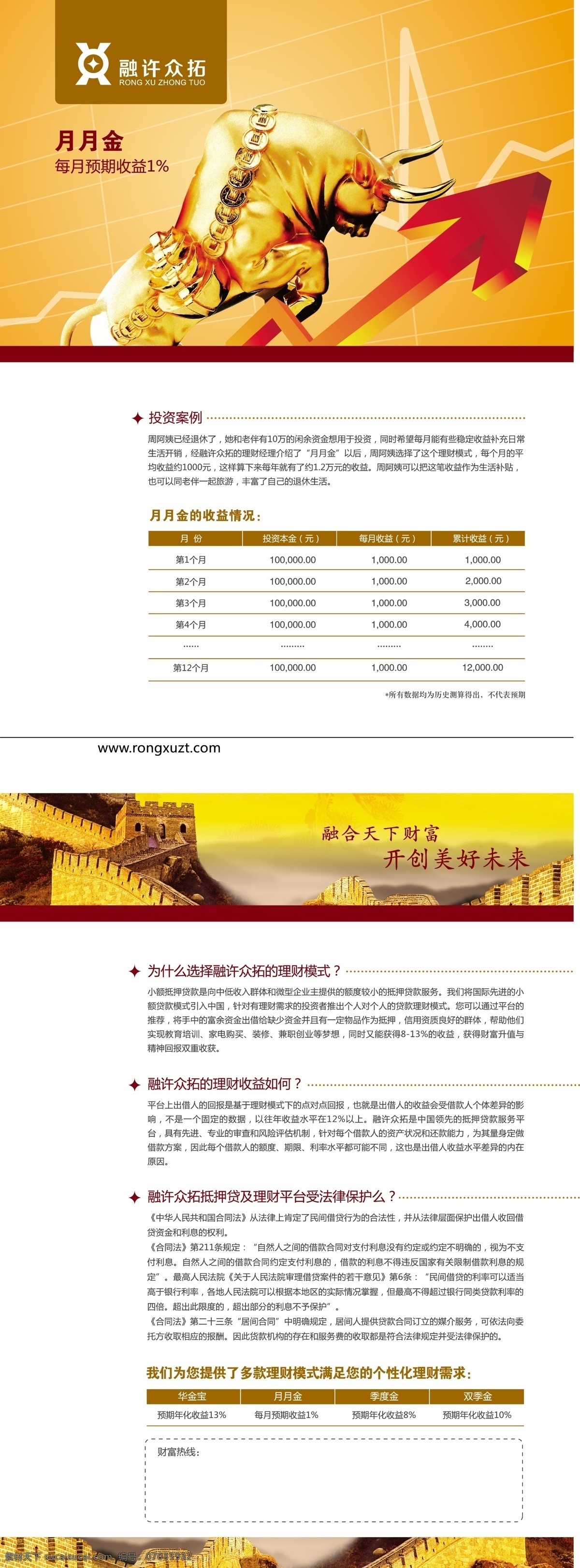 金融 宣传单 单页 金融单页 dm单 金融dm单 金钱 大楼 长城 金牛 箭头 dm宣传单 矢量