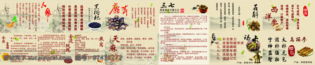 药材 中国 风 宣传 展板 药材展板 中国风 水墨