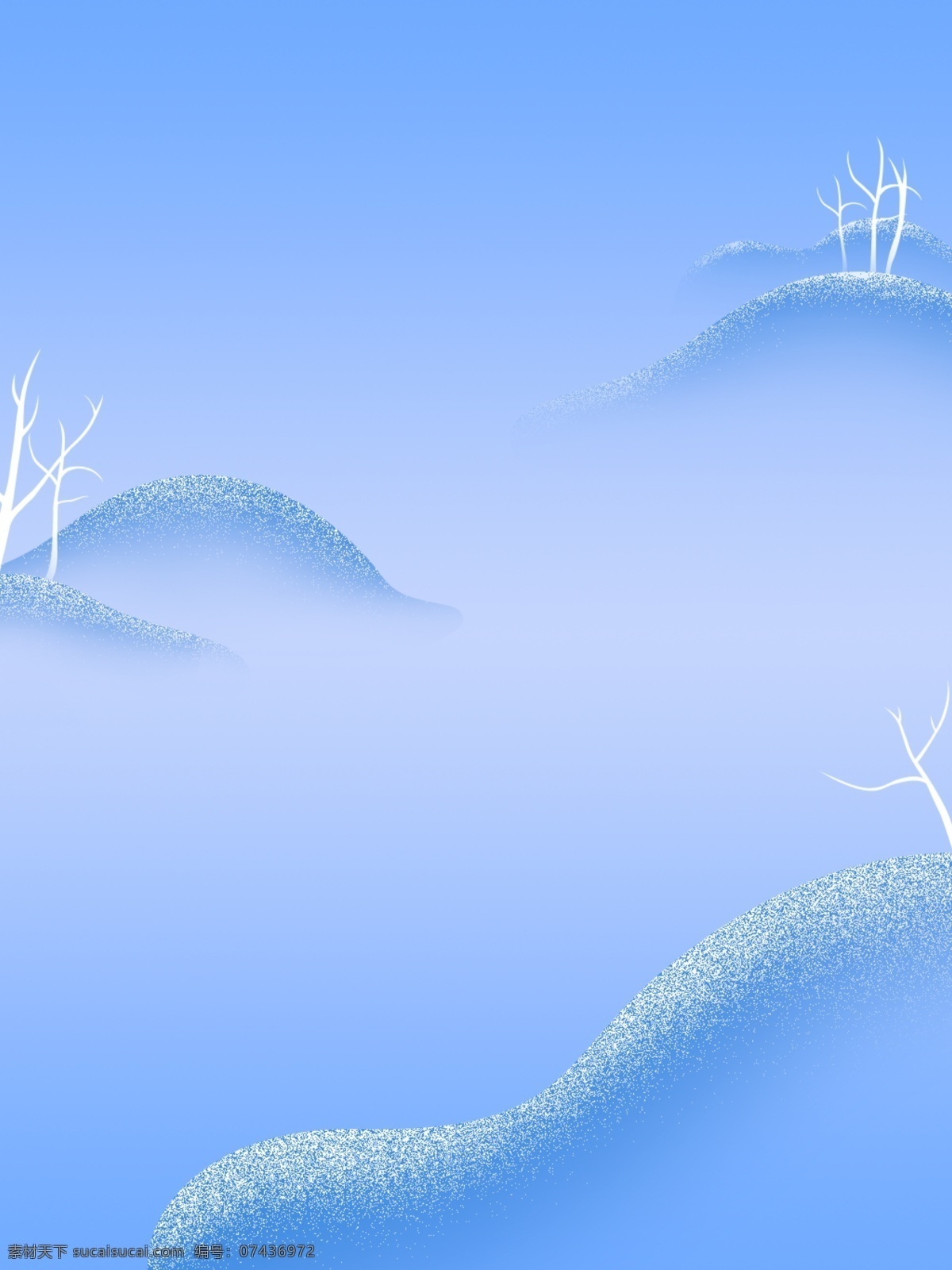 冬季 唯美 浪漫 远山 雪景 背景