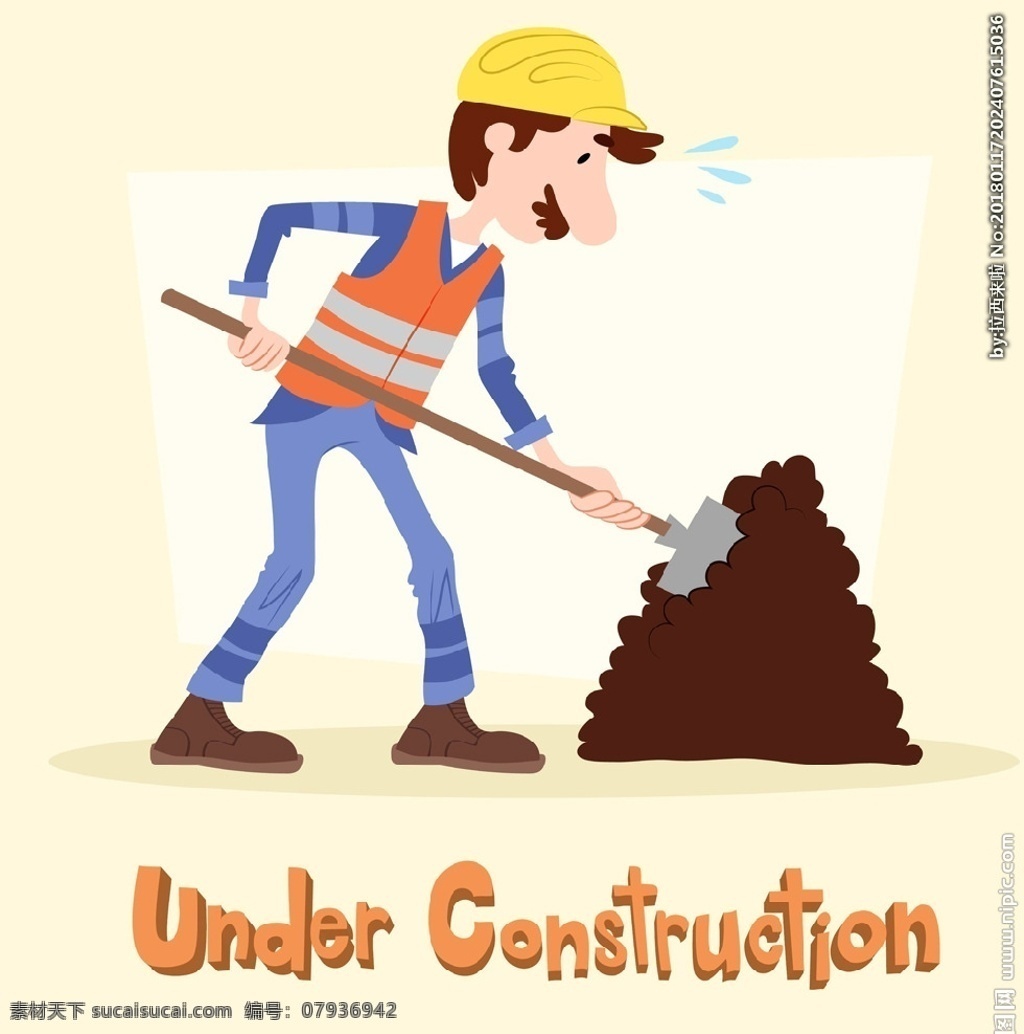 工地工人砌墙 砖 工程 砌墙 砌砖 建筑工人 工人 工地工人 狗 动漫动画 动漫人物