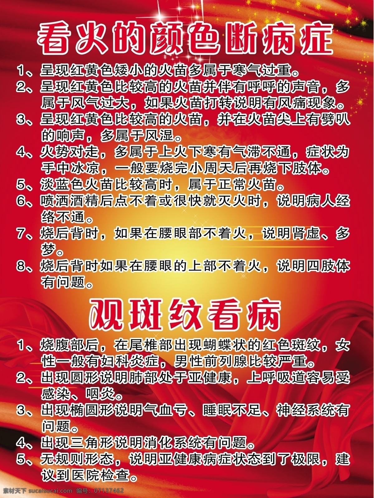 权健火疗 权健 火疗 看斑纹 看病 颜色病灶 分层